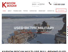 Tablet Screenshot of karyonbogan.ca